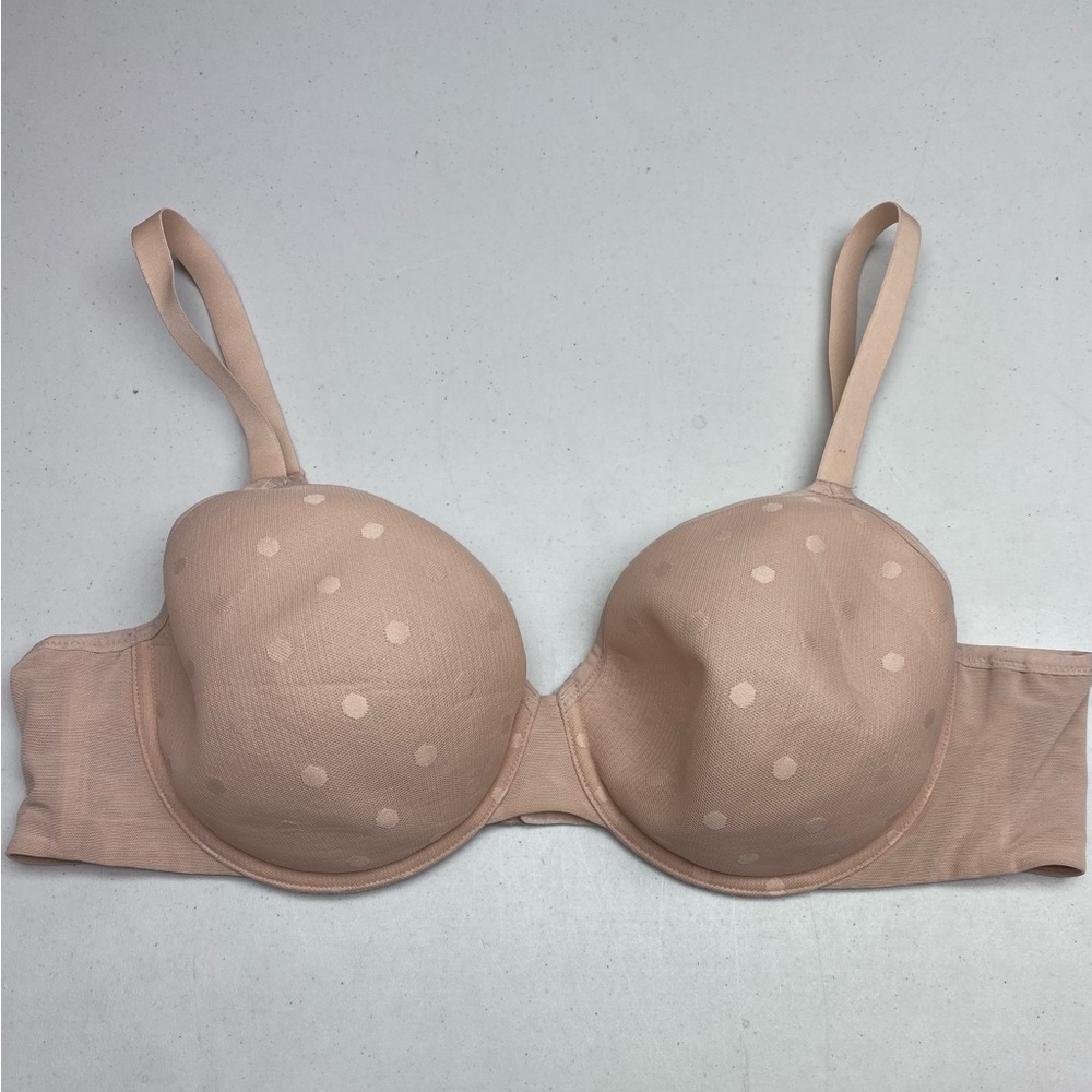 Deesse CREM POLKA DOT Lightly Lined Underwire, 42C *P1031